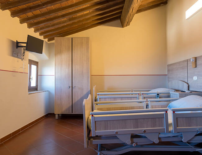 camera rsa con travi